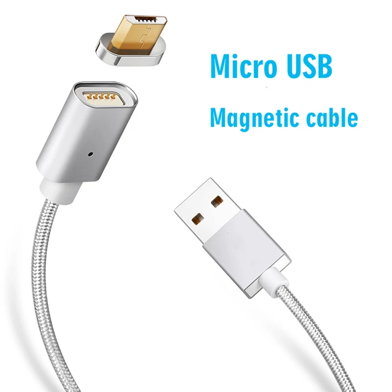 Магнитный зарядный кабель Micro USB для телефонов Samsung Xiaomi Huawei Android быстрой зарядки и
