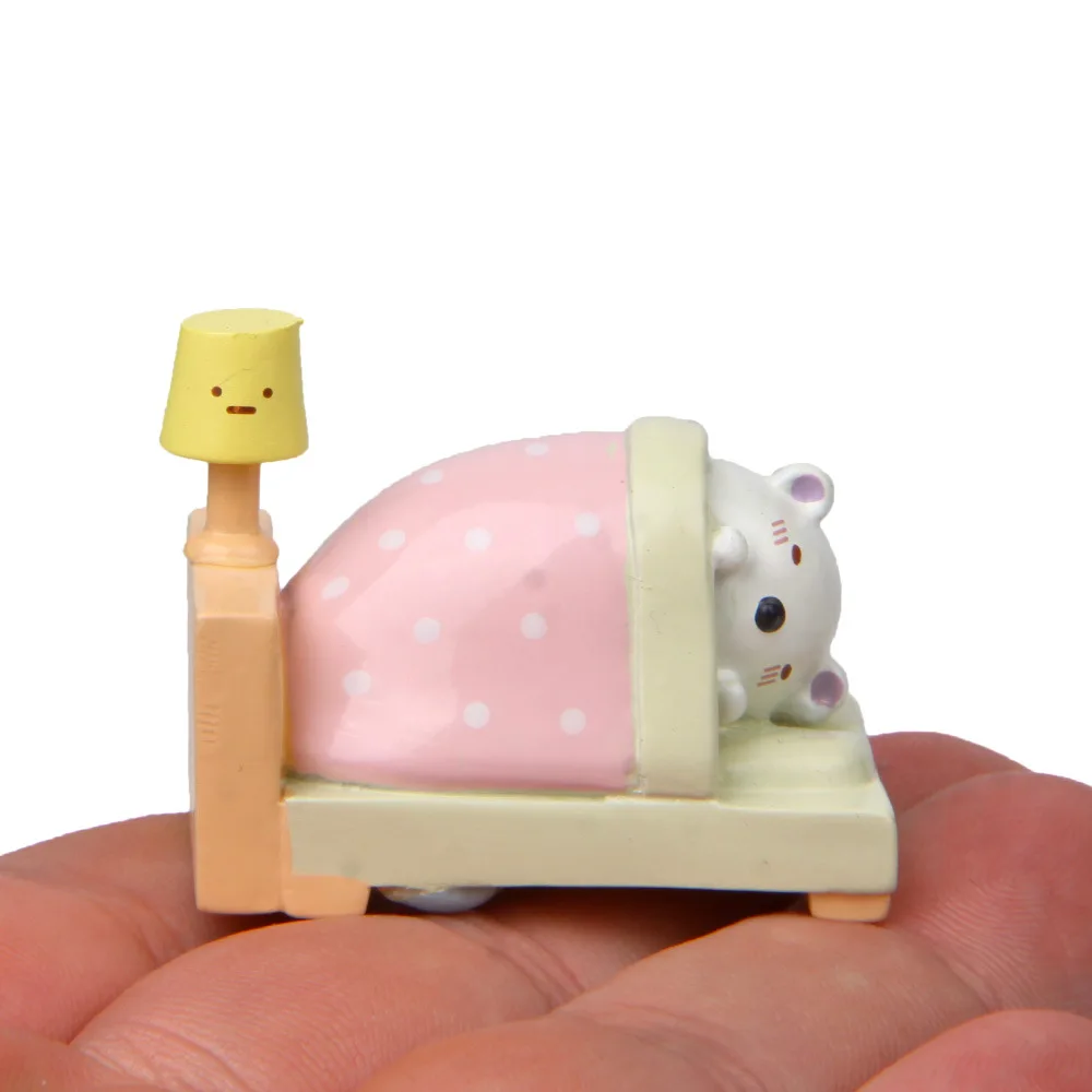 Kawaii Мультфильм японское аниме Sumikko Gurashi биологический Кот фигурка игрушка кошка