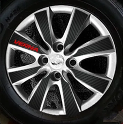 Автомобиль стайлинг автомобиля DIY обода углеродного волокна стикер/автомобилей