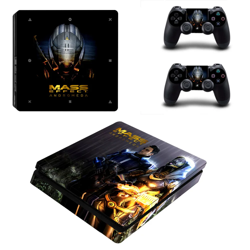 Mass Effect Андромеда PS4 тонкий переводная картинка наклейка для Sony PlayStation 4 консоли и 2