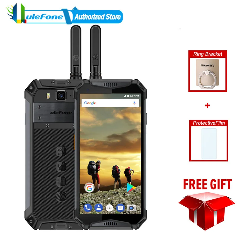 Ulefone Armor 3T IP68 водонепроницаемый мобильный телефон Android 8 1 5 7 дюймов 21 МП helio P23