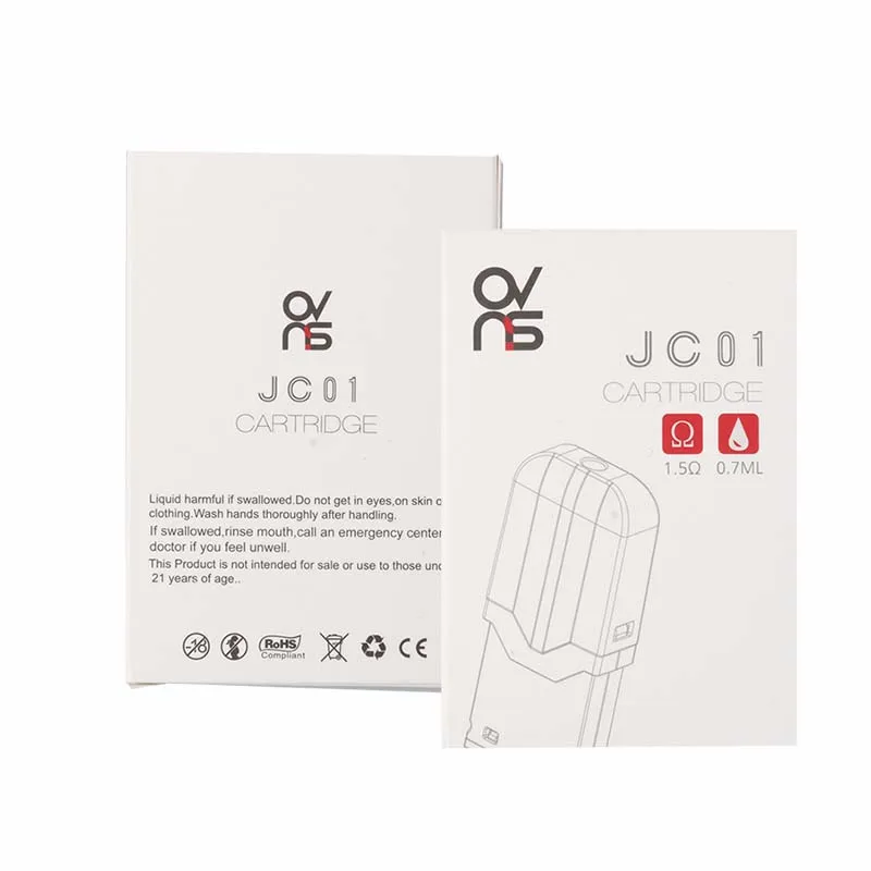 Оригинальный OVNS JC01 сменный Pod картриджи 0 7 мл 1.5ohm для CBD 1.8ohm E Liquid Vape JUUL JC01W01