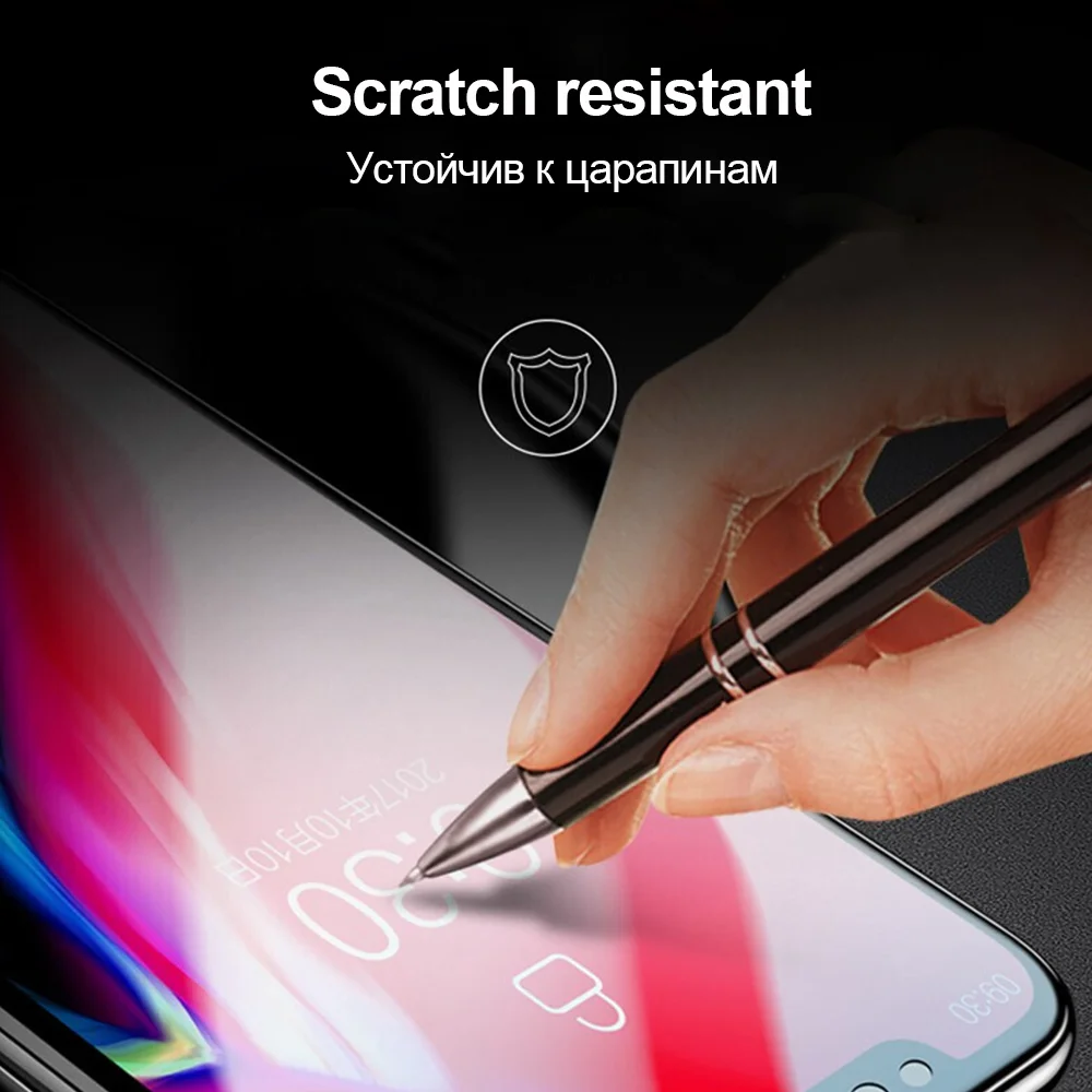 TOMKAS Защита экрана для iPhone X XS закаленное 6D изогнутое стекло XR Защитная пленка