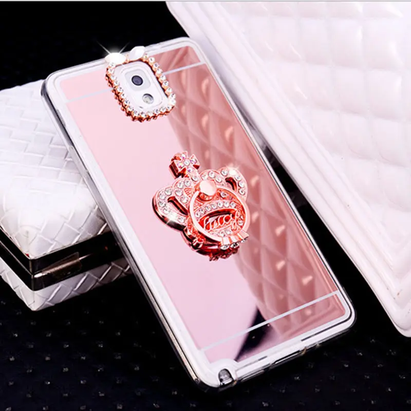 Модный зеркальный чехол для телефона Samsung Galaxy Note 3 4 5 8 J2 J3 J7 J5 2017 Prime S3 S4 S5 S6 S7 S8 S9