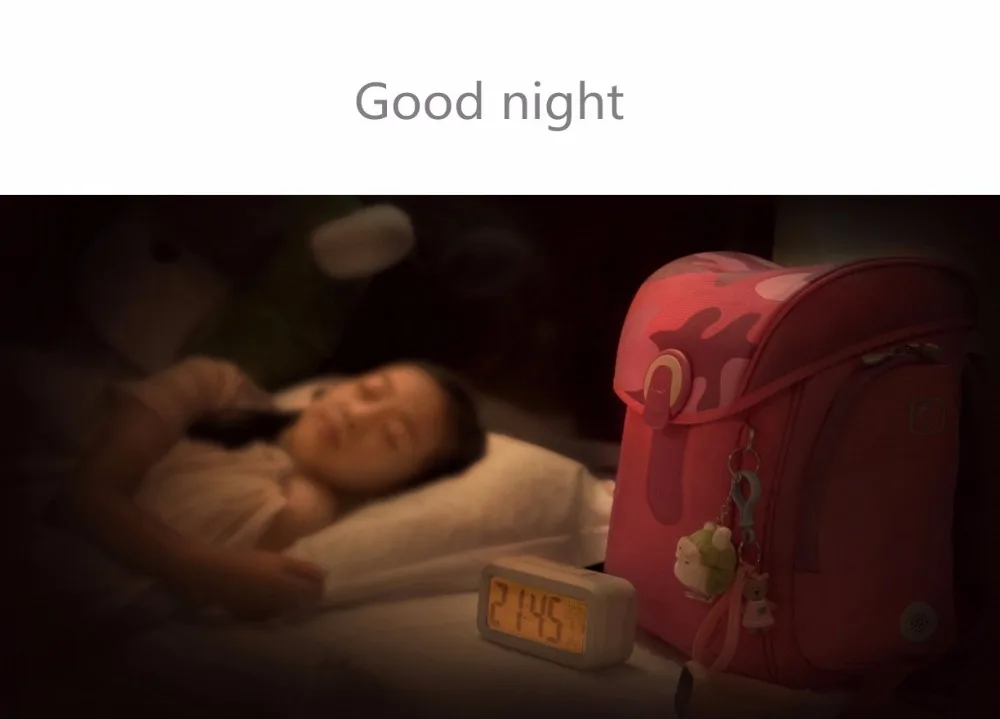 Xiaomi ночного видения Водонепроницаемая детская школьная сумка 13л 1 кг вес Повседневная декомпрессионная спинномозговая грязеотталкивающая детская книга Сумка 1-3-6