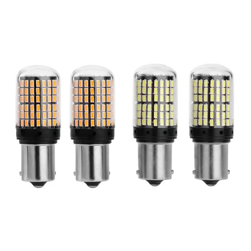1 Пара 1156 DC 12V 10W SMD3014 144 светодиодсветодиодный лампы для указателей поворота