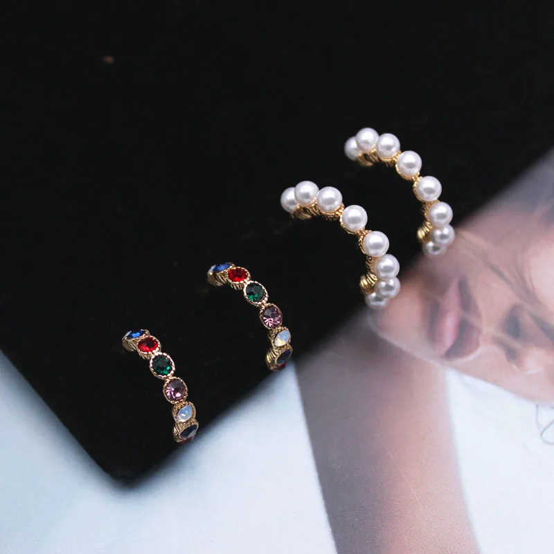 Блестящая сторона новый модный бренд ювелирные изделия кристалл серьги гвоздики