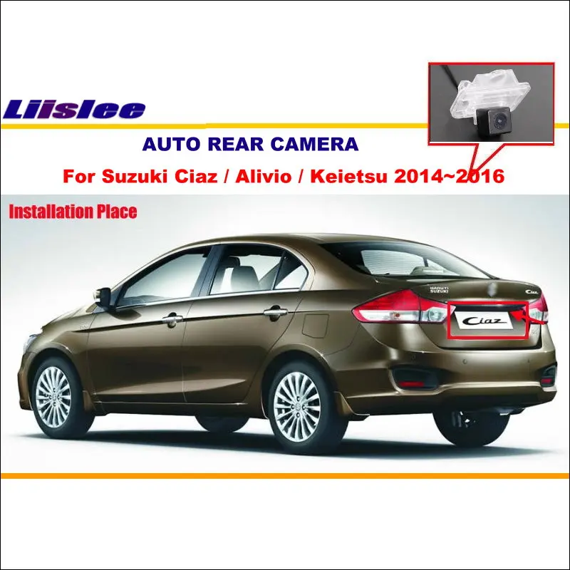 Фото Автомобильная камера заднего вида для Suzuki Ciaz Alivio Keietsu 2014-2023, резервная камера для парковки AUTO HD CCD CAM, комплект аксессуаров №1