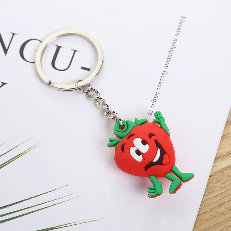 2019 модные ювелирные изделия корейский мультяшный ПВХ брелок силиконовый