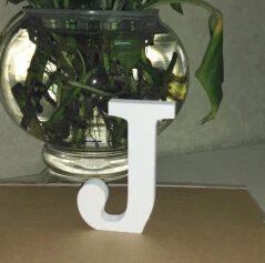 J Новые diy настенные наклейки 3d наклейки креативное украшение свадебный подарок любовные буквы декоративный Алфавит Настенный декор - Цвет: J