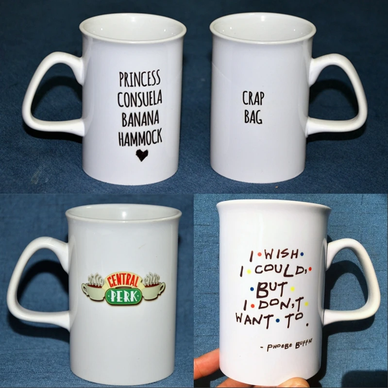 Новый ТВ серии друзья Керамика Central perk Кофе чашки для молока чая любителей белые