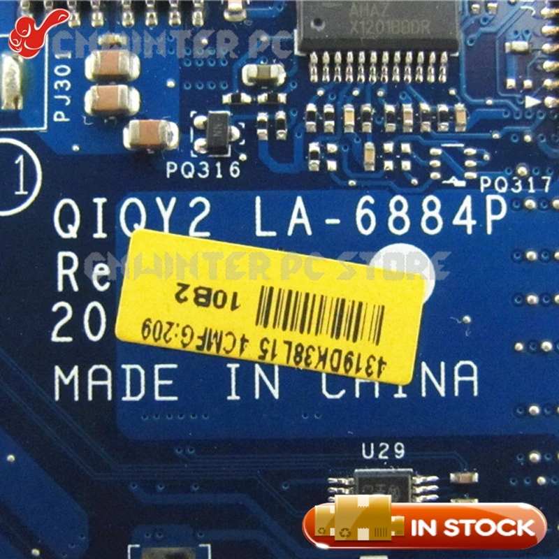 Материнская плата NOKOTION LA 6884P 11013889 для ноутбука Lenovo ideapad Y470 Y471A материнская HM65 DDR3