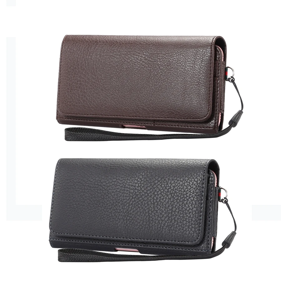 Universal PU Leather Waist Bags Causal Multi-Pockets Phone Case For Xiaomi Mi6 Redmi Note 3 Pro Mix Wallet Cover With Card Slot |