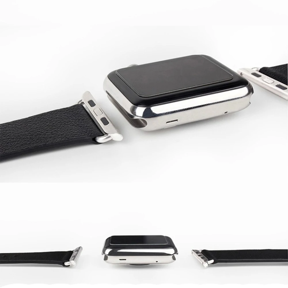 Соединитель для часов Apple watch Band 44 мм 40 металлический переходник из нержавеющей