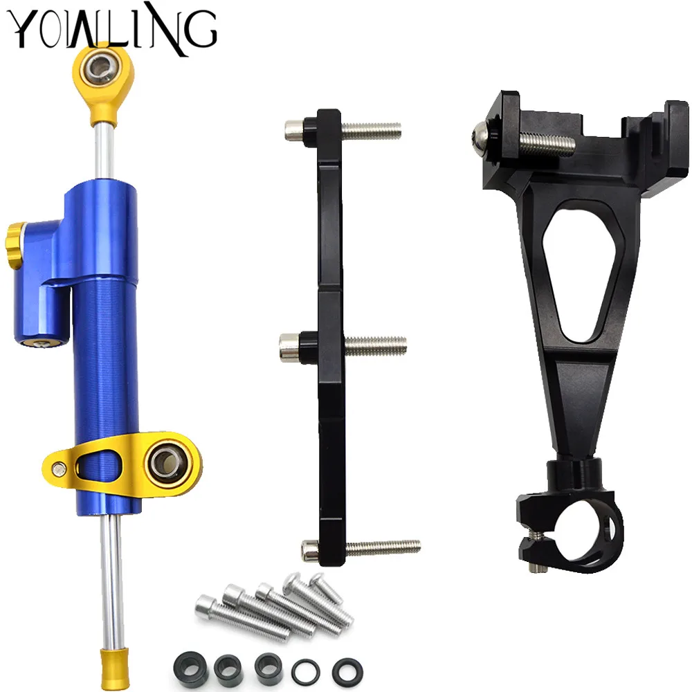 

For Yamaha MT 09 MT-09 MT09 FZ09 FZ-09 2013 2014 2015 2016 2017 Steering Stabilize Damper Bracket Mount Kit Ornamental Mouldings