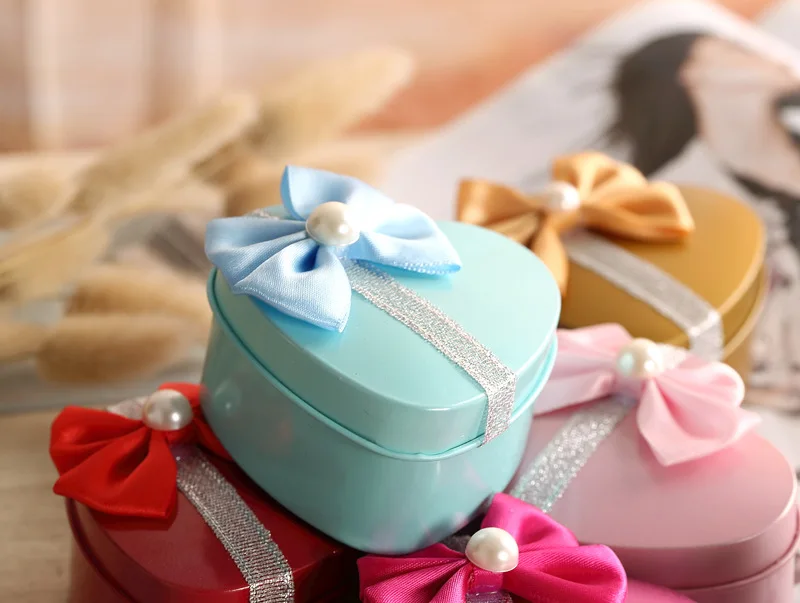 100 шт. металлические оловянные конфеты в форме сердца|wrap gift box|wrap boxwrap wedding |