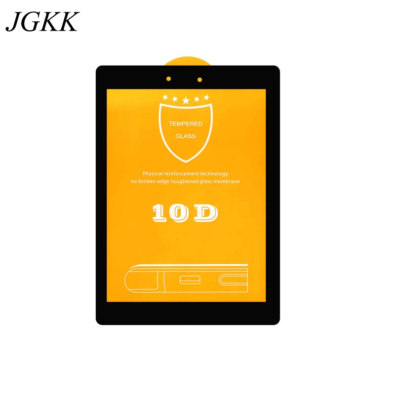 JGKK 10D полное покрытие закаленное стекло для samsung Galaxy Tab E T560 T830 3 S4 T110 T116 Защитная