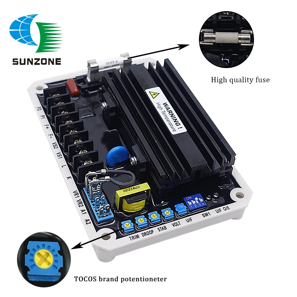 Стабилизатор напряжения для двигателя SUNZONE EA16 AVR генератора EA16A|Детали и