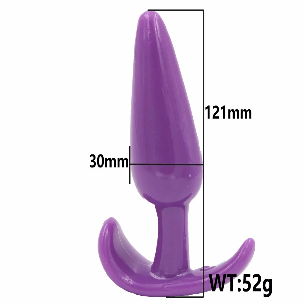 YEMA 5 шт./компл. фиолетовые силиконовые массажеры предстательной железа анальная
