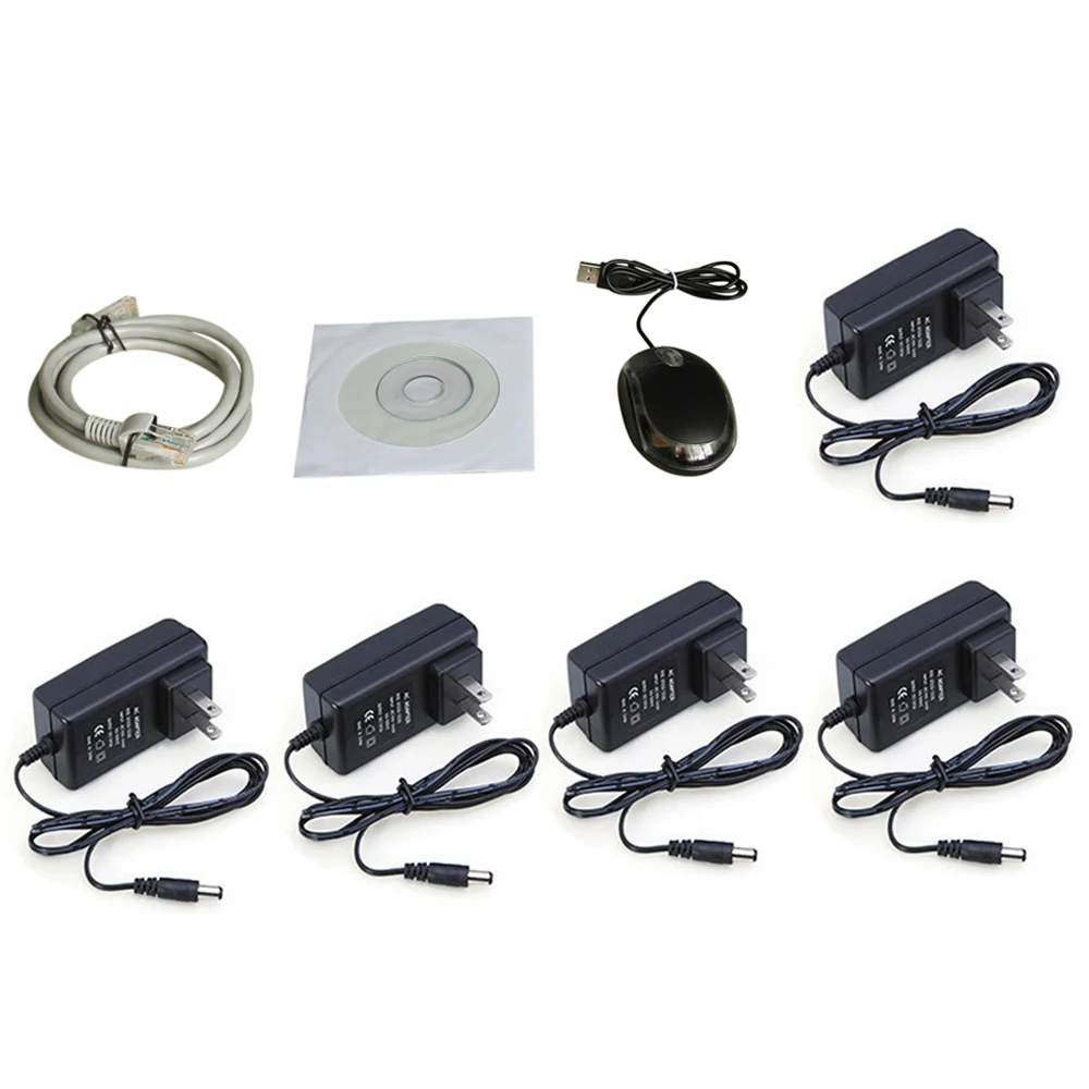 PUAroom 4ch 1080P Беспроводная IP камера видеонаблюдения NVR комплекты системы