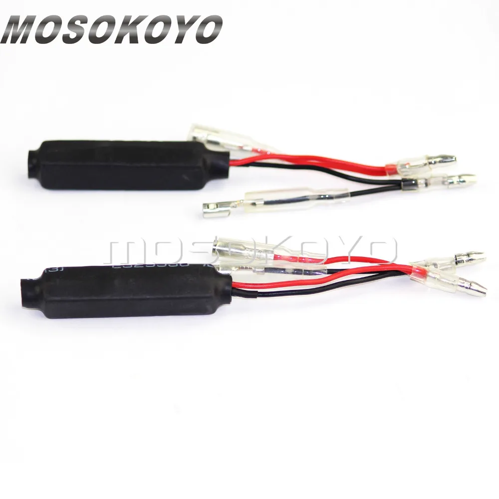 4 шт. мотоцикл поворотник резистор света адаптер мигалки Fix Error для Honda Kawasaki Suzuki