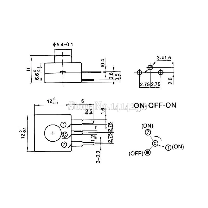 Налобный фонарь светодиодный 10 шт.|on-off-on switch|flashlight switch |