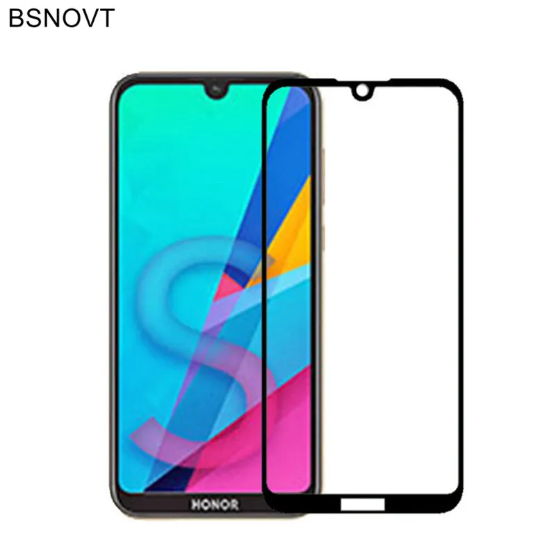 2 piezas de vidrio para Huawei Honor 8S Protector de pantalla de tel&eacute;fono completo pegamento vidrio templado para Huawei Honor 8S vidrio para Honor 8S BSNOVT-2