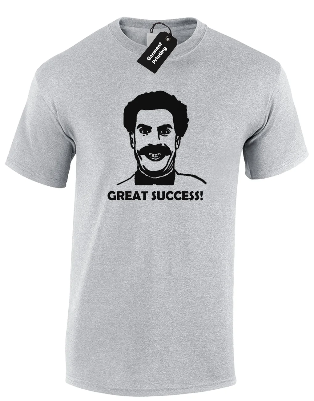 Мужская футболка BORAT GREAT SUCCESS забавная Классическая в стиле ретро Казахстан S-5XL