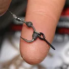 13 мм, для ловли карпа, всплывающие булавки, шуруп для приманки с кольцом, 25 шт., крючки, ограничители звеньев, приспособления, имитация кукурузы, тигрового ореха, винты