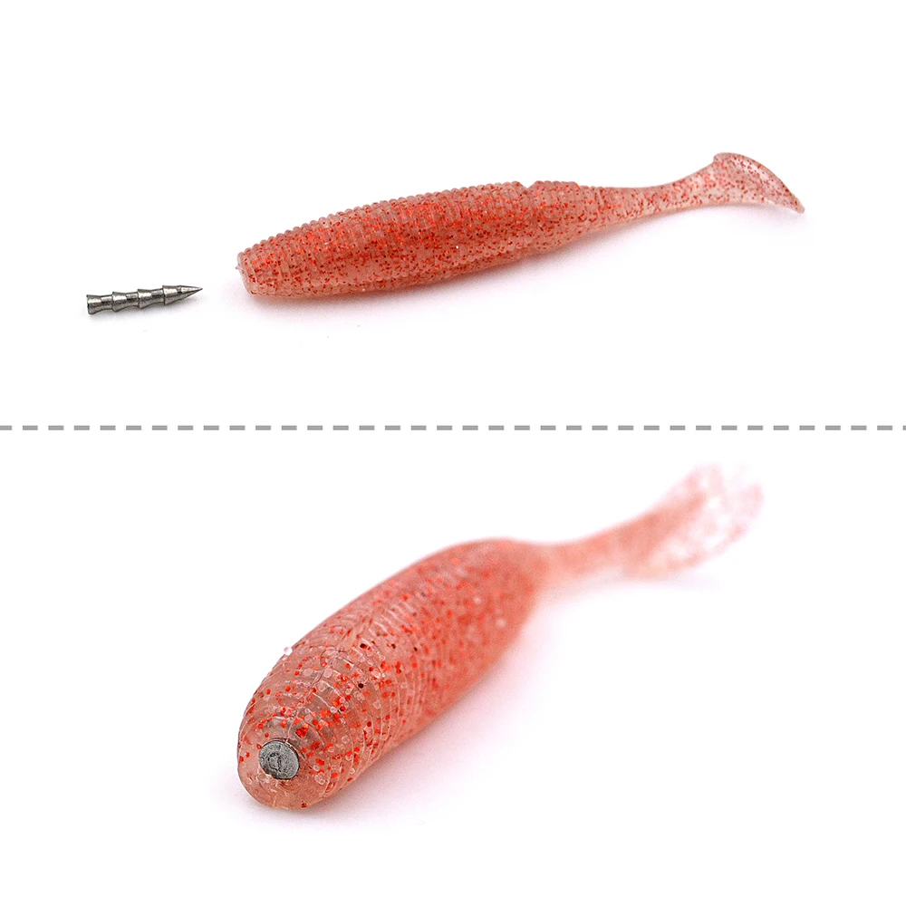 Thetime 1/48 1/32 1/16 унций Мягкая приманка в виде червей Tungsten nail Fishing Sinker противовес