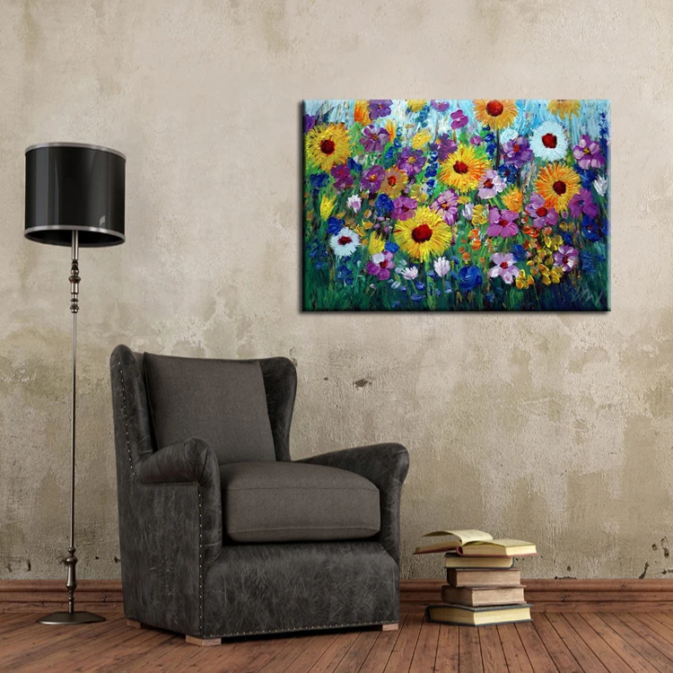 Профессиональный художник ручная роспись фотообои на холсте уникальные цветы