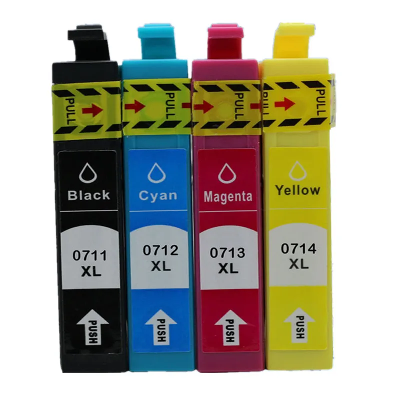 Запасные чернильные картриджи T0711 T0711/891 E-711/891 для Stylus DX7450 DX8400 DX8450 DX9400F S20 S21 SX100 |