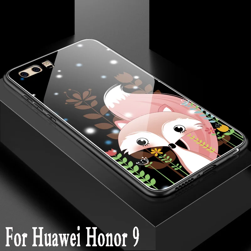 Чехол для Huawei Honor 9 роскошный силиконовый защитный чехол бампер из закаленного