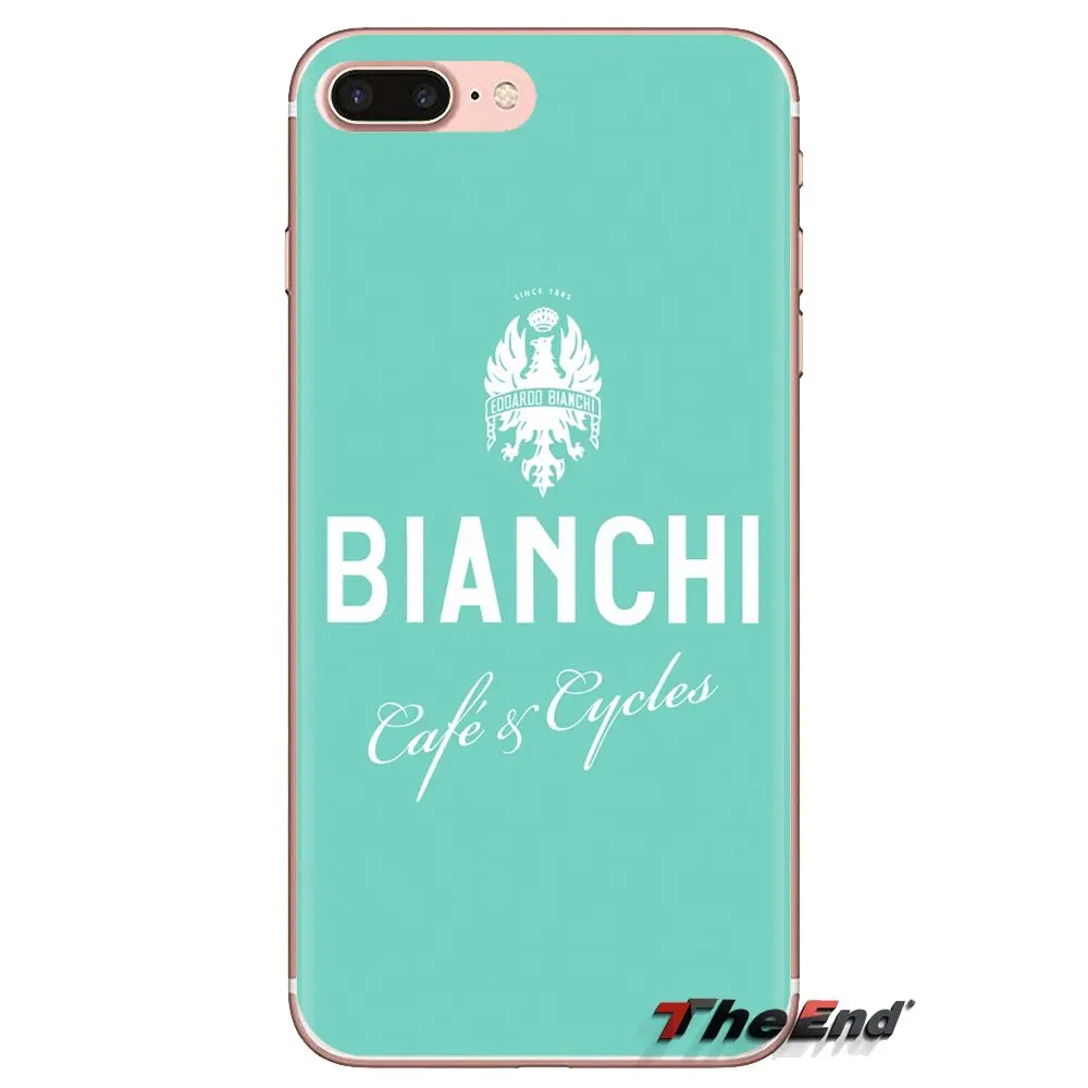 For Xiaomi Redmi 4A S2 Note 3 3S 4 4X 5 Plus 6 7 6A Pro Pocophone F1 Silicone Phone Cover Bag Bianchi Bike Logo Bicycle Team |