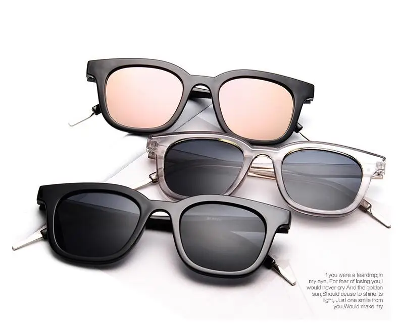

Retro Men Square Sunglasses Brand Designer tom Fashion Women Gradient Lens Glasses UV400 Brand Designer Fashion Men Integrated