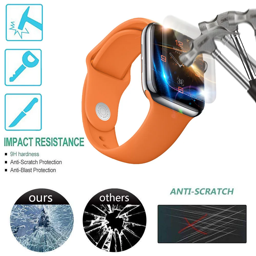 New 2Pack Explosion-proof TPU Screen Protector Film For Apple Watch Series 4 (40mm) Membrane | Электроника