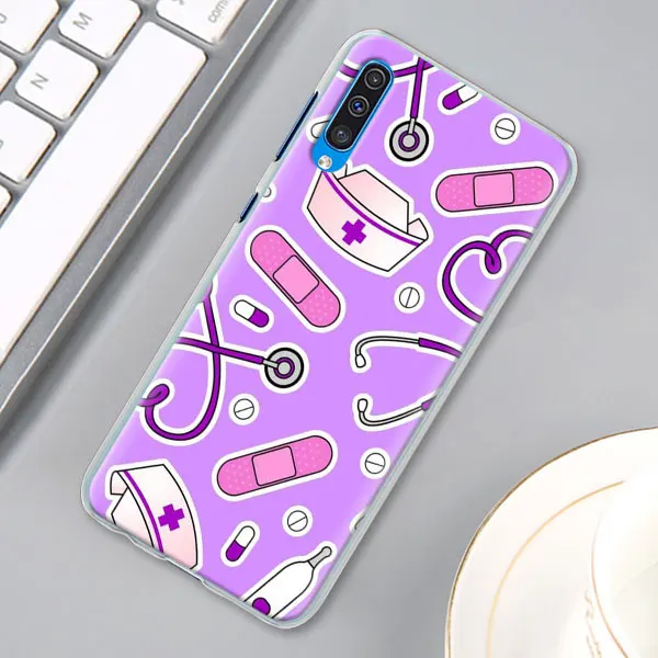 04 Медсестра медицина чехол КРЫШКА ДЛЯ samsung Galaxy A30 A40 A50 A70 A6 A8 плюс A7 A9 M30 чехол для телефона Coque - Цвет: 04