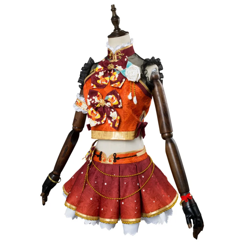 Люблю жить! Солнце! Aqours Takami Chika костюм для косплея юбка чонсам|Игровые костюмы| |
