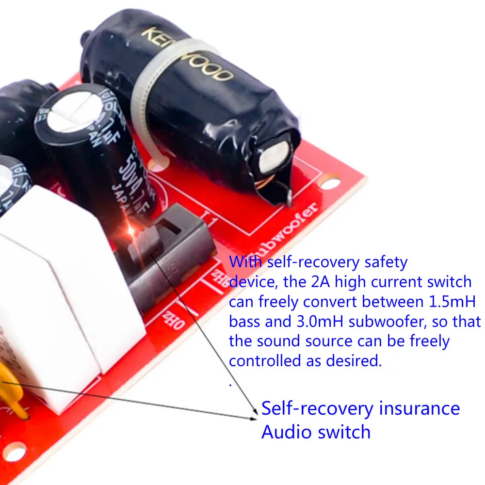 Tenghong Audio Speaker Crossover 200W 4/8Ohm Solderless Bass Woofer Frequency Divider Boards For Home Theater DIY |