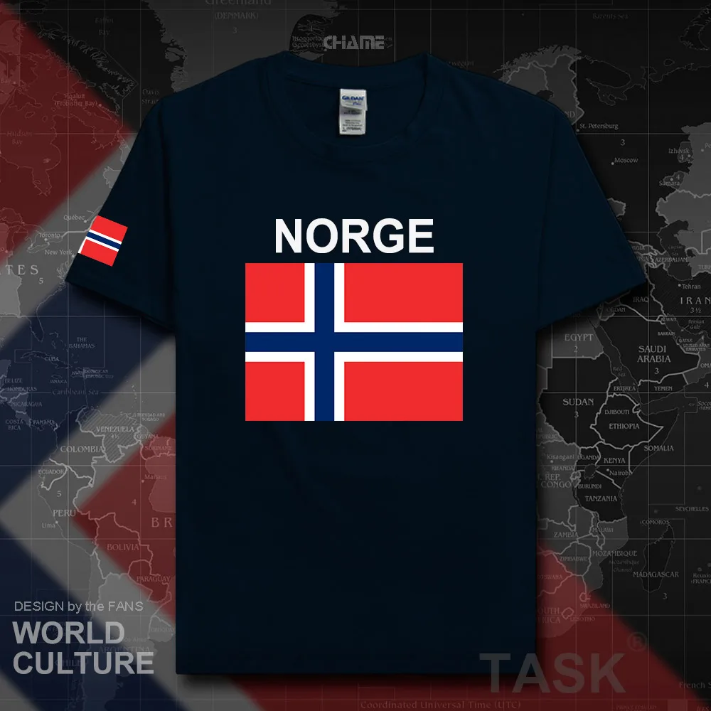 Норвежская Norge Мужская футболка 2017 трикотажные изделия национальной команды