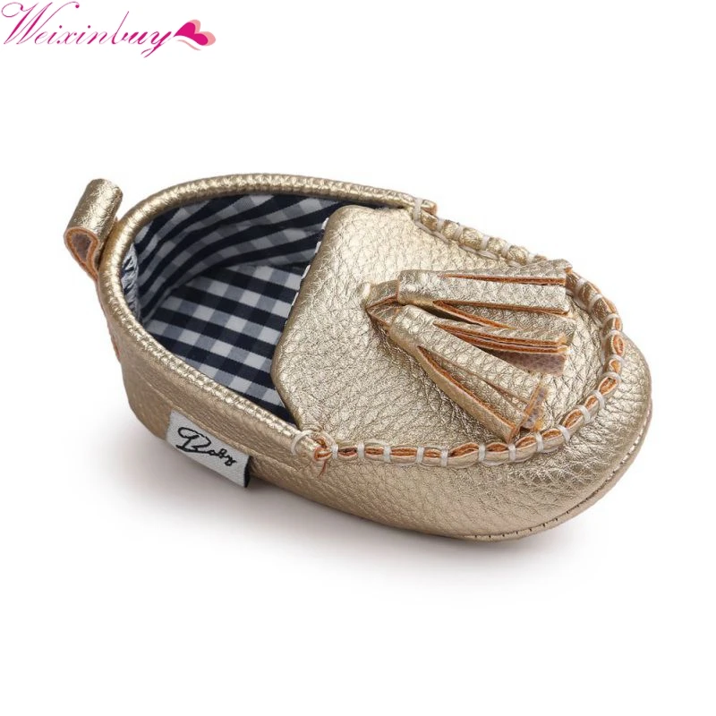 

New Baby Shoes WEIXINBUY Princess First Walkers Baby Girl Sneaker Tassel Pendant PU Leather Baby Shoe Bebe Moccasins