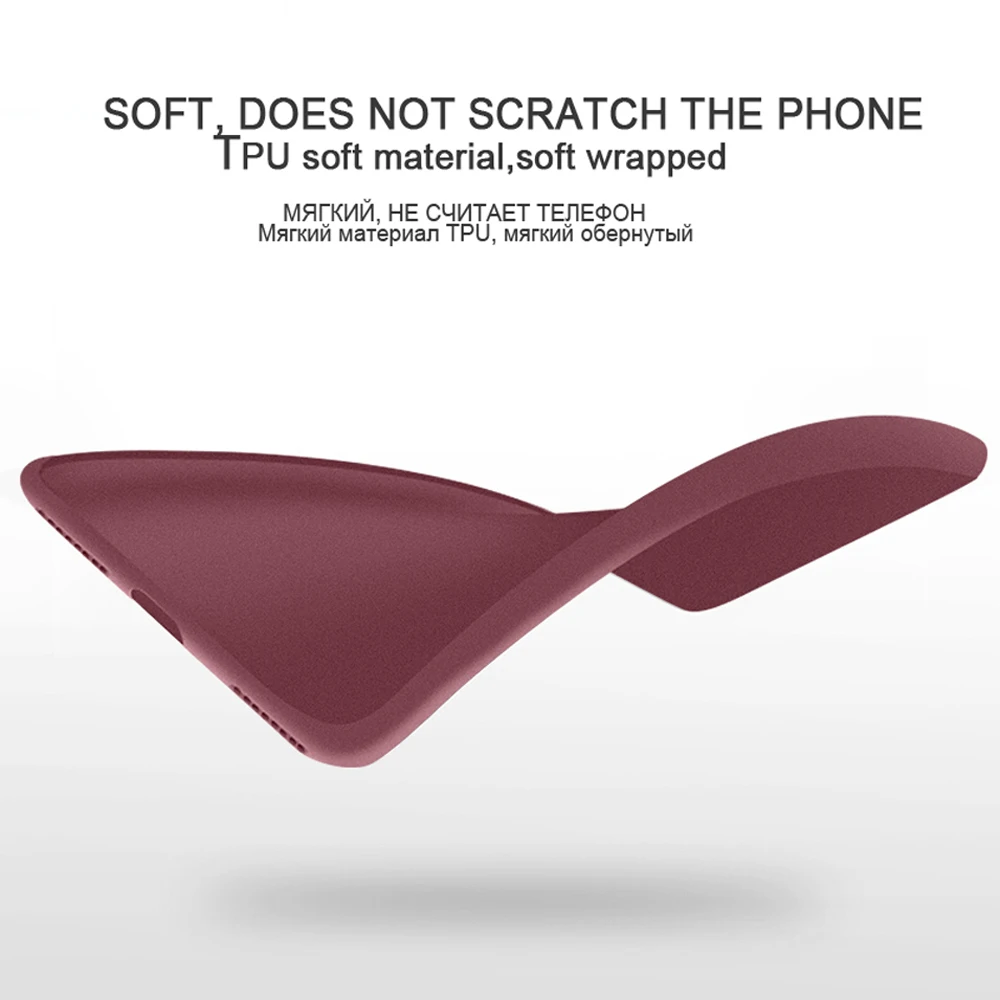 Ultra-thin and Simple Plain Matte Phone Case for OPPO F11 silicone Anti-knock Soft Protective Cover Pro |