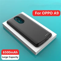 6500mah battery charger cases for oppo a9x battery case ultra slim portable power bank charging cover for oppo a9