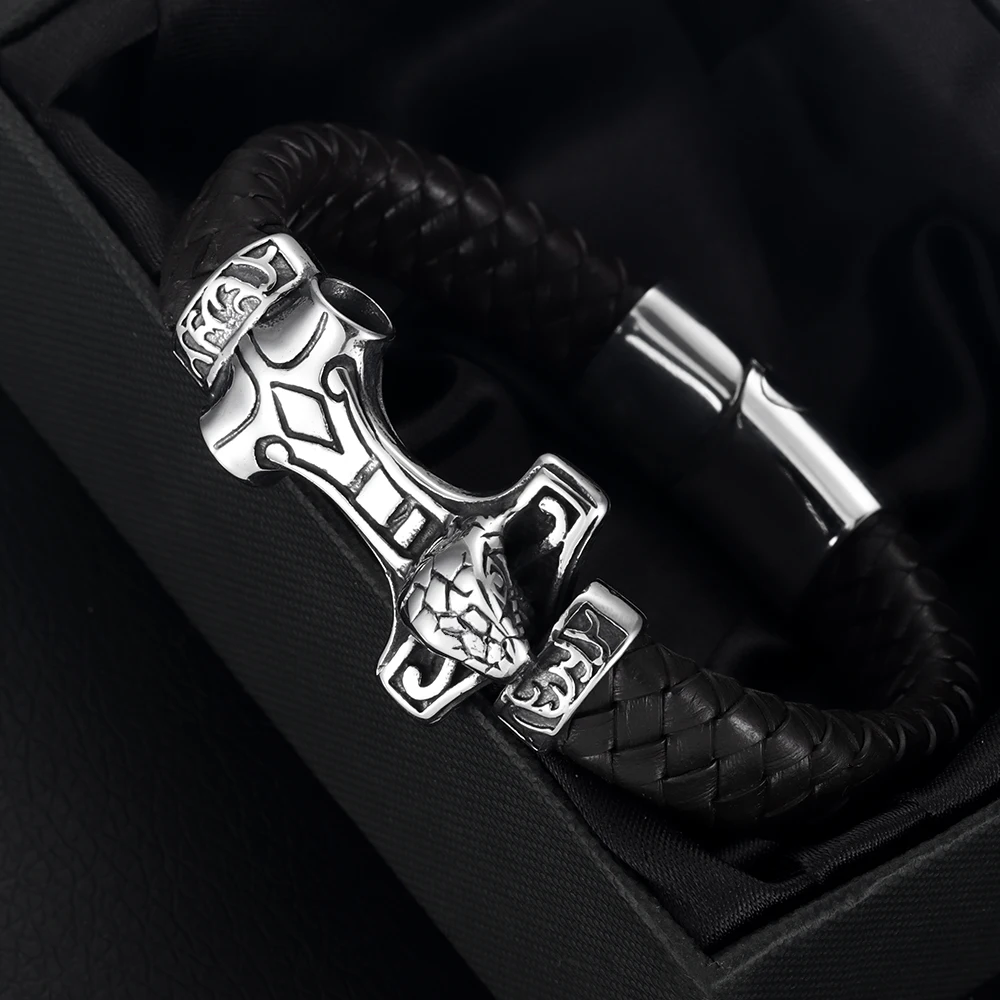 Топор викингов из нержавеющей стали коннектор змея изогнутое отверстие 12*6 мм для