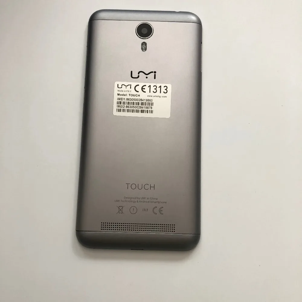 Umi touch б/у старая белая абразивная износостойкая крышка аккумулятора задняя +