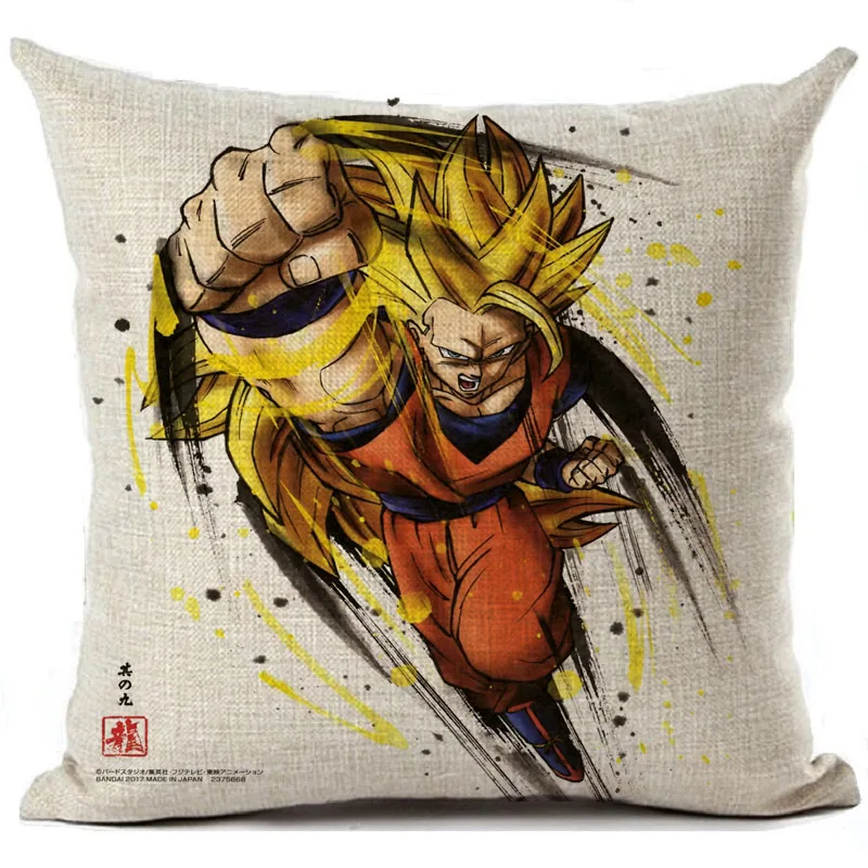 24 Чехол для подушки Dragon Ball Z GoKu чехол для подушки постельные принадлежности на заказ наволочки дом украшения автомобиля дивана наволочка almofada подарок - Цвет: 24