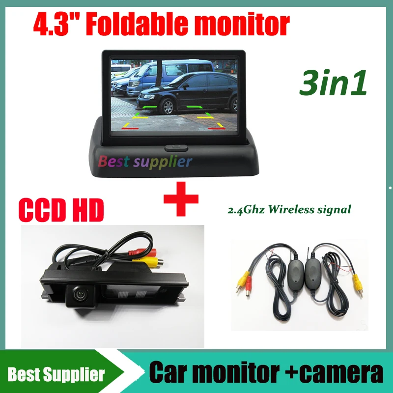 3в1 2 4G беспроводной сигнал + CCD HD камера заднего вида для Toyota RAV4 rely x5 chery tiggo 3 A3