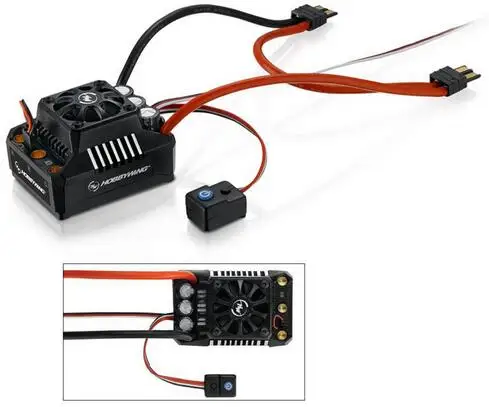Контроллер скорости Hobbywing EzRun Max6 trax plug Max5 V3 160A 200A водонепроницаемый бесщеточный ESC