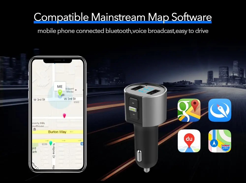 Автомобильный MP3-плеер u-диск музыкальный fm-передатчик Bluetooth автомобильный комплект 3.4A двойное USB Автомобильное зарядное устройство Bluetooth приемник контроль напряжения