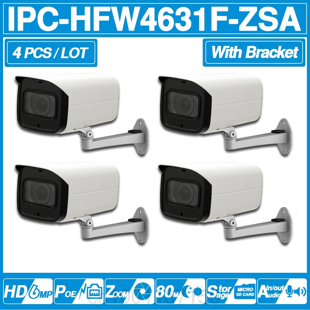 DH IPC-HFW4631F-ZSA 6MP сети IP Камера 2 7-13 5 мм VF объектив пуля 60 м ИК слот для карт памяти Micro SD